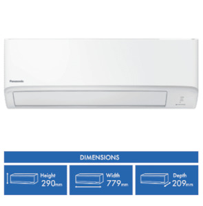 Panasonic C5.0kW H6.0kW Reverse Cycle Split System and Air Purifier