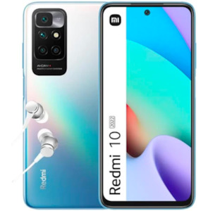 Xiaomi: Xiaomi Redmi 10 2022 Smartphone 4+128GB, 6.5 Inch FHD+ 90Hz DotDisplay, MediaTek Helio G88, 50MP AI Quad Camera, 5000mAh, Sea Blue (UK Version)