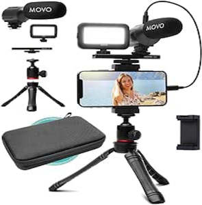 Phone Accessories: Movo iVlogger Vlogging Kit for iPhone