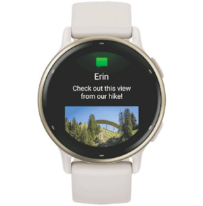 Garmin Vivoactive 5 - Ivory/Cream Gold