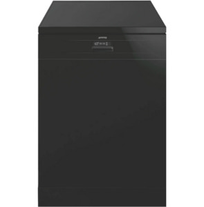 Smeg Dish Washer: Smeg PF 60cm Freestanding Diamond Dishwasher Black