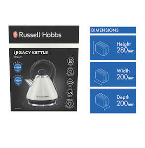 All Toasters Kettles: Russell Hobbs Legacy Kettle Cream