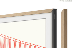 Samsung Customisable Modern Frame For 65" Frame TV, Teak
