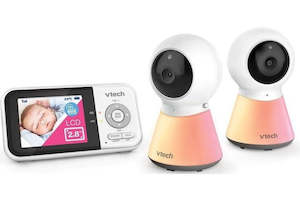 Cameras Home Security Monitoring Baby Monitors: Vtech: Full Colour Video Monitor Twin Camera Pack