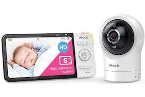Cameras Home Security Monitoring Baby Monitors: VTech: RM5764HDV2 5" Smart HD Pan & Tilt Video Monitor with Remote Access