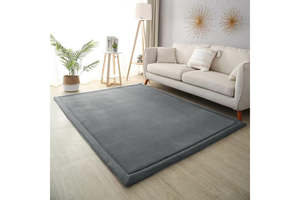 Baby: MonkeyMats: Memory Foam Soft-Touch Mat - Dark Grey (200cm x 300cm)