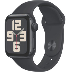 Apple Watch SE GPS 44mm Midnight Aluminium Case with Midnight Sport Band - M/L