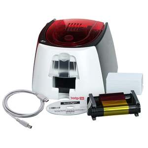 Printers: EVOLIS Badgy200 USB Card Printer Starter Kit