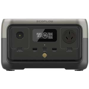 Outdoor Travel Garden Outdoor Living Portable Power Stations: ECOFLOW RIVER 2 Portable Power Station - 256Wh LiFePO4 Battery (5 Years Warranty)