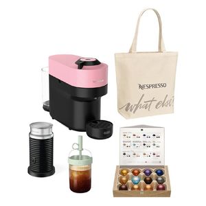 Cooking Kitchen Appliances: Nespresso Vertuo Pop Capsule Coffee Machine By De'Longhi - Candy Pink Value Pack