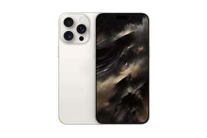 Electronics Mobilephones Refurbished: Apple iPhone 15 Pro Max (256GB, White Titanium) - As New Refurbished
