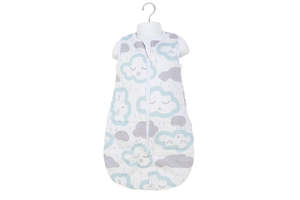 Baby: Baby Studio: Cotton Studio Bag 2.5 Tog - Peppermint Clouds (0-6 Months)