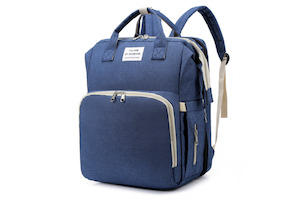 Baby: Baby Diaper Bag with Baby Bed Mommy Backpack - NZ Stock