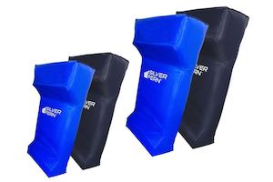 Hit Shield - Double Wedge (Senior: 900x500x250/150mm, Black)