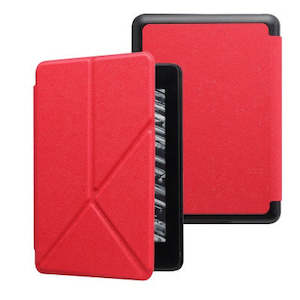 Android Tablets: NICE Kindle PaperWhite (11th Gen) (2021) Foldable Cover Stand Case - Red