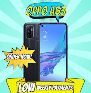 OPPO CPH2127 A53 4+64GB Smartphone, Electric Black