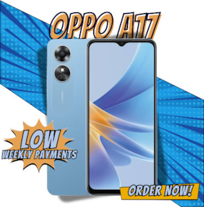 OPPO A17 Smartphone, 64GB, Lake Blue