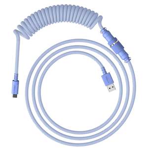 HyperX DURABLE COILED CABLE STYLISH DESIGN 5-Pin AVIATOR CONNECTOR USB-C to USB-&hellip;