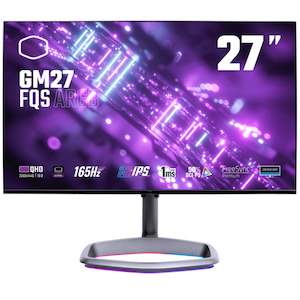 Gaming Monitors: Cooler Master GM27FQSA 27" QHD 165Hz Gaming Monitor