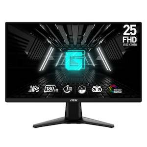 Gaming Monitors: MSI G255F 25" FHD 180Hz Rapid IPS Gaming Monitor