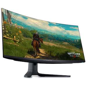 Gaming Monitors: Dell ALIENWARE AW3423DWF 34" QD-OLED 165Hz Curved Ultrawide Gaming Monitor