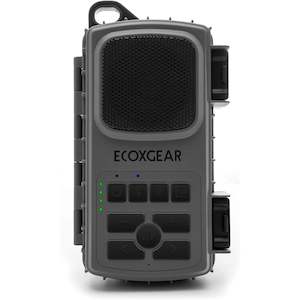 Phone Accessories: ECOXGEAR EcoExtreme 2 Floating Bluetooth Speaker with Waterproof Dry Storage for your Smartphone - Grey - 100% waterproof & dustproof - Storage for keys, phone, & more - External controls for music & phone calls - Up to 15 hours of playtime
