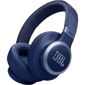 Audio: JBL Live 770NC Wireless Over-Ear Noise Cancelling Headphones - Blue