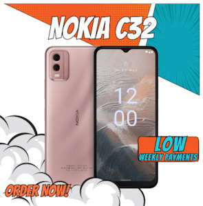 Nokia: Nokia C32 4/64GB Beach Pink Dual Sim Android 13 Smart Phone