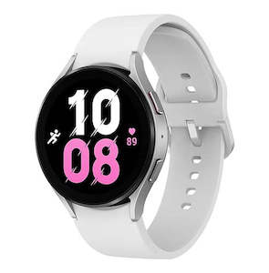 Samsung Smart Watches: Samsung Galaxy Watch5 44mm Bluetooth Smart Watch, Silver (UK Version)