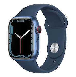 Apple Watch Series 7 [GPS + Cellular 41mm] Smart Watch w/Blue Aluminum Case with&hellip;