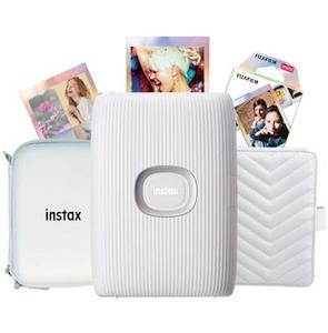 Camera Instax: FujiFilm Instax Mini Link 2 Smartphone Printer - Clay White