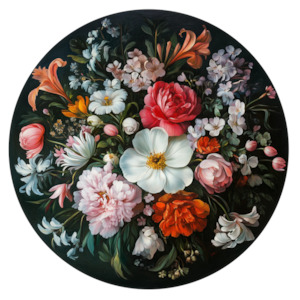 Circle Wallpaper Murals: Sabrina Circle Wallpaper