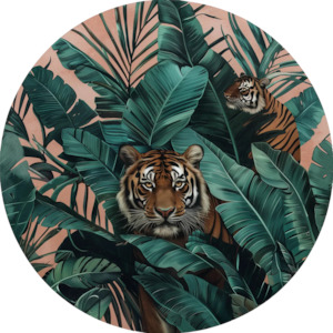 Circle Wallpaper Murals: Bobby Circle Wallpaper