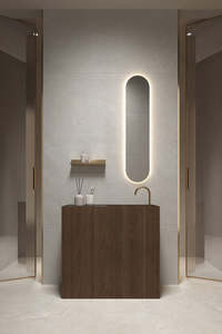 Classic Crosscut Off White Ribbed 60x120