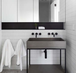 Mini Kayoborder White Matt Finger Mosaic