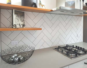 Wall Tiles: Seda White Matt 10x30