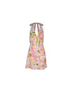 Ruby - Morgan Linen Mini Dress in Ballet Floral