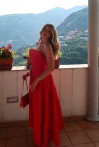 Midi Dresses: Elliatt - Laurel Sleeveless Maxi Dress in Red