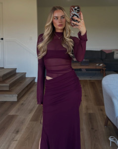 Benni - Mable Maxi Dress in Plum