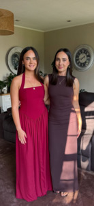 New Arrivals: RTL - Abigail Square Neck Maxi in Cherry