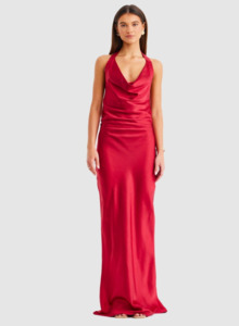Size 10: SNDYS - Rosanna Maxi Dress in Red