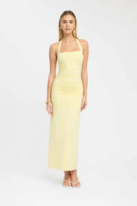 Bottomless Brunch: Kookai - Hailey Halter Dress in Sunlight
