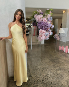 Black Tie: Billy J - Chiara Maxi Dress Yellow