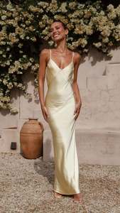 Bridesmaid Edit: Billy J - Gisella Maxi Dress Yellow