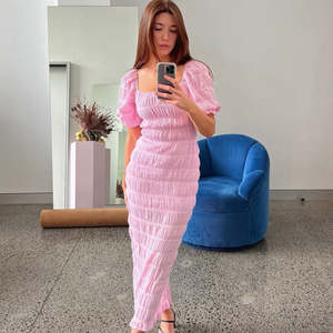 For Sale: Ruby - Mirella Puff Sleeve Pink