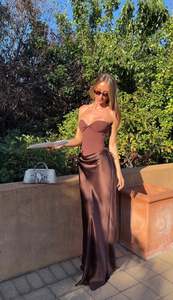 New Arrivals: Natalie Rolt - Verity Bustier + Evelyn Skirt in Espresso