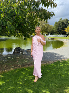 SNDYS - Calissa Maxi Dress in Baby Pink