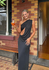 New Arrivals: Misha - The Solstice Maxi Dress in Black