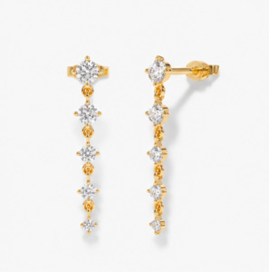 Ball Szn: JEWELLERY - Dainty Drop Earring Gold