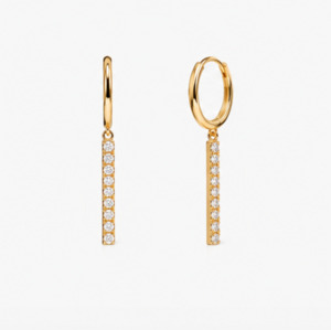 Add Ons: JEWELLERY - Gold and Silver Studded Hoop Earrings
